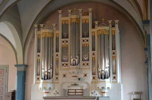 Thomaskirche Scharzfeld, Johann Andreas Engelhardt-Orgel, 1855 (Bild: Wensel)